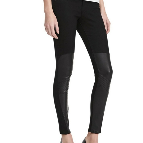 NWT Rag & Bone Blackout Leather Samurai Legging - Picture 2 of 8